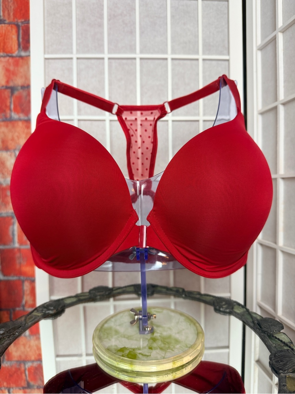 Victoria's Secret Red T-Back Push-Up Bra